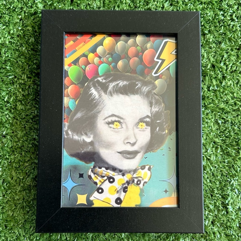 Framed Original Rockabirdie Print